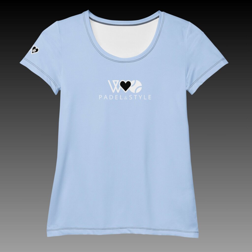 CAMISETA PÁDEL CELESTE