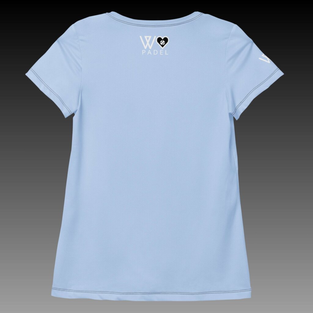 CAMISETA PÁDEL CELESTE - Imagen 2