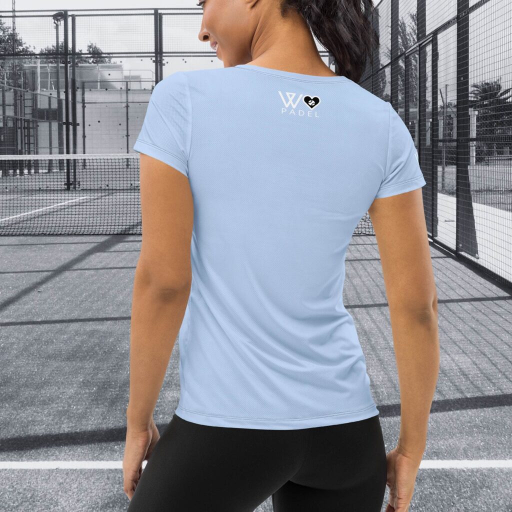 CAMISETA PÁDEL CELESTE - Imagen 5