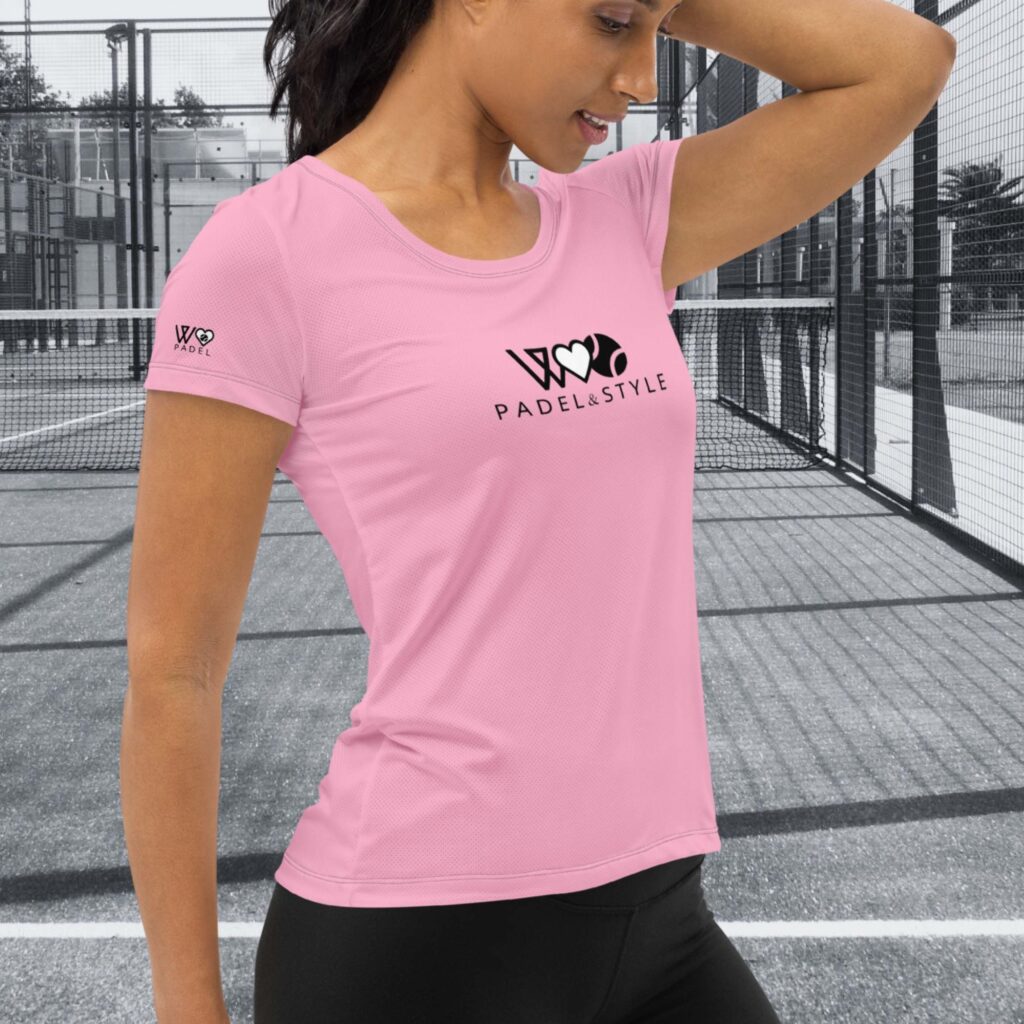 CAMISETA PÁDEL ROSA - Imagen 3