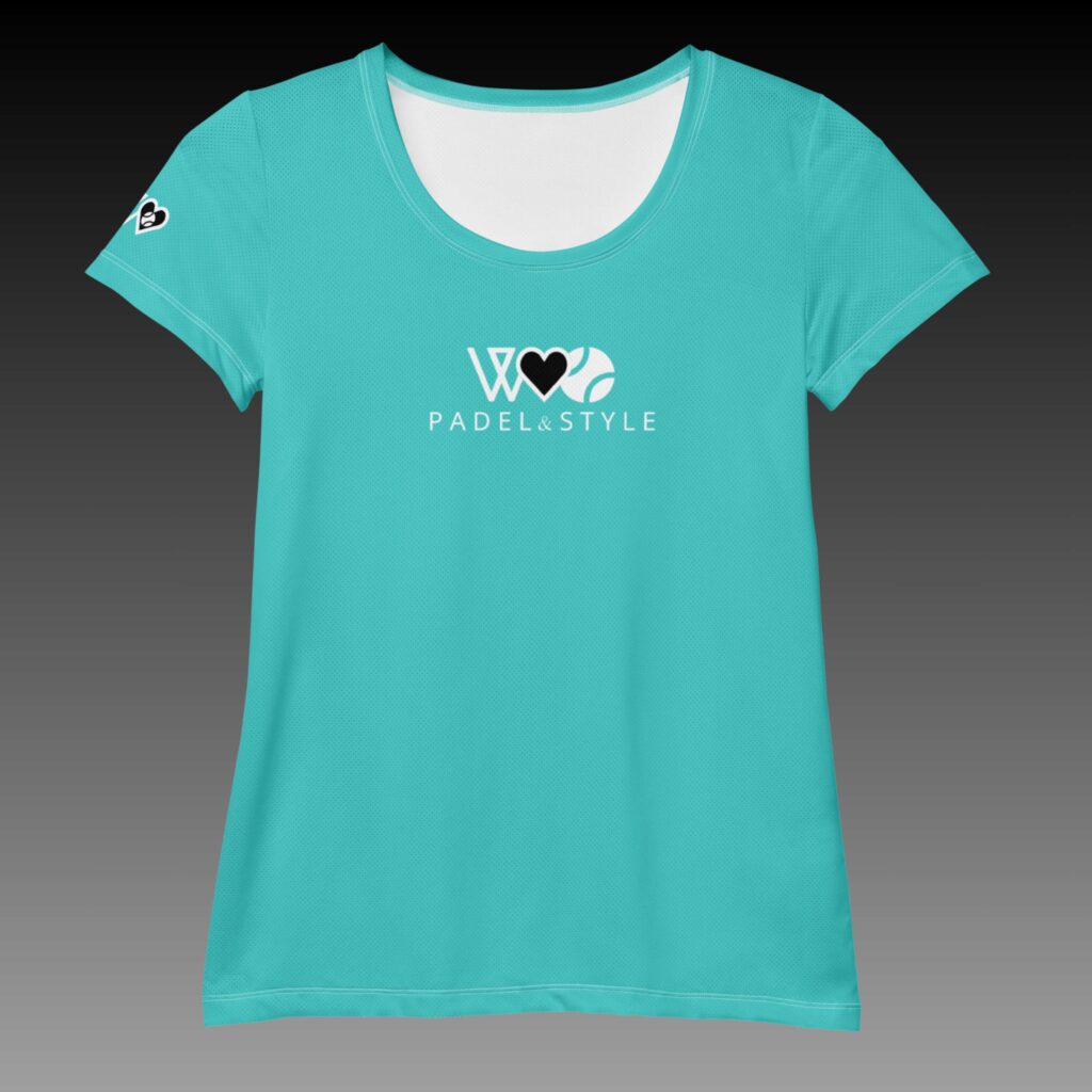 CAMISETA PÁDEL TURQUESA