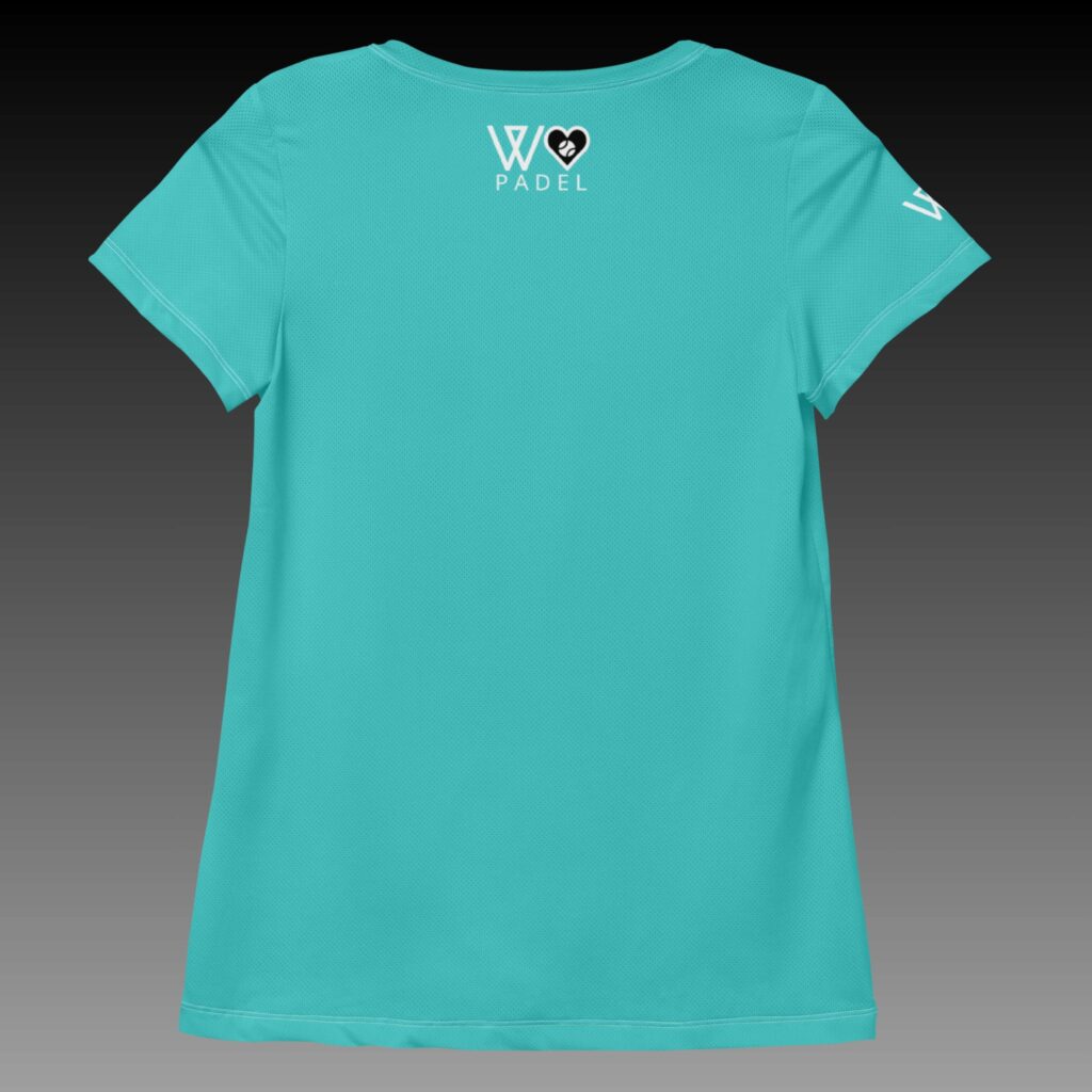 CAMISETA PÁDEL TURQUESA - Imagen 2
