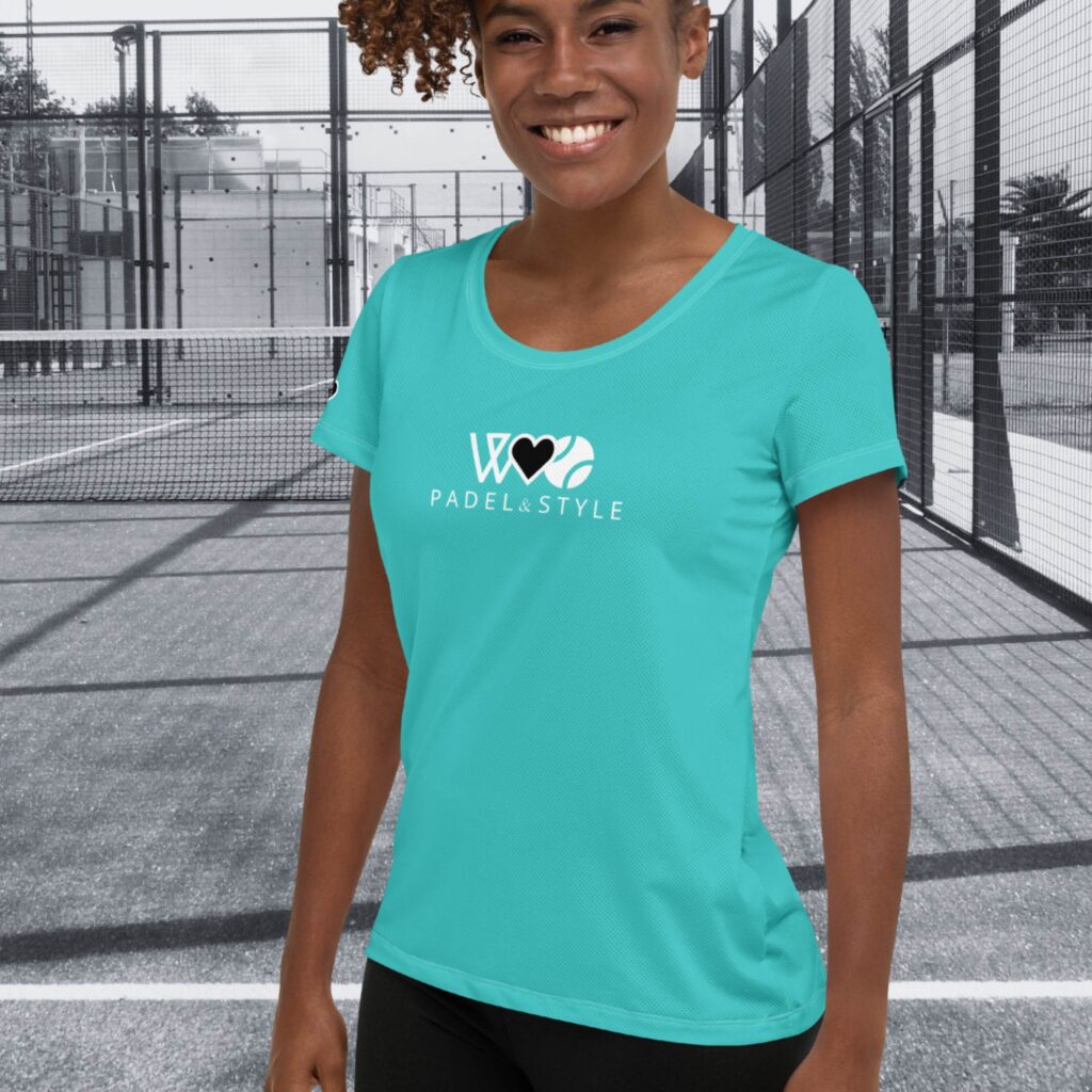 CAMISETA PÁDEL TURQUESA - Imagen 4