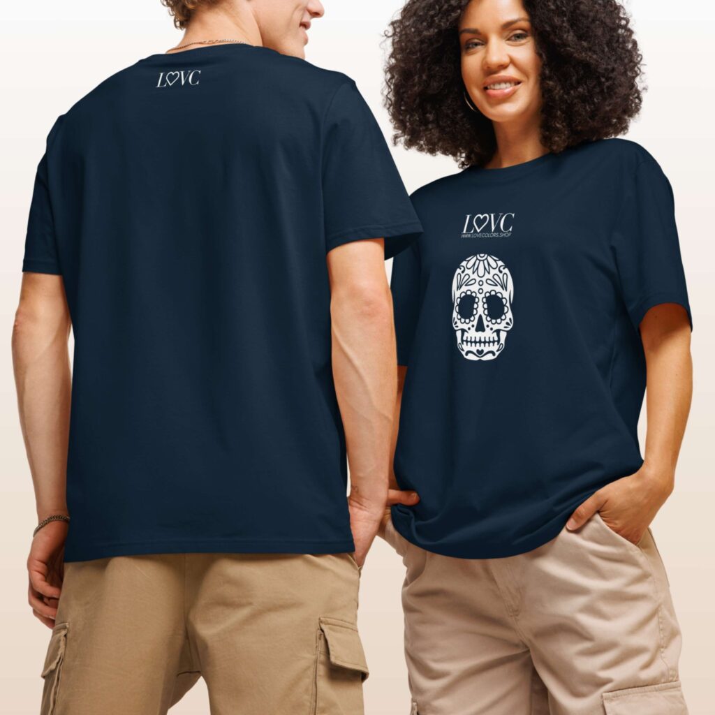 CAMISETA ORGÁNICA SKULL - Imagen 2