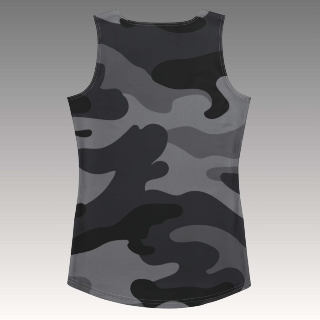 CAMISETA S/MANGAS NEGRA - Imagen 2