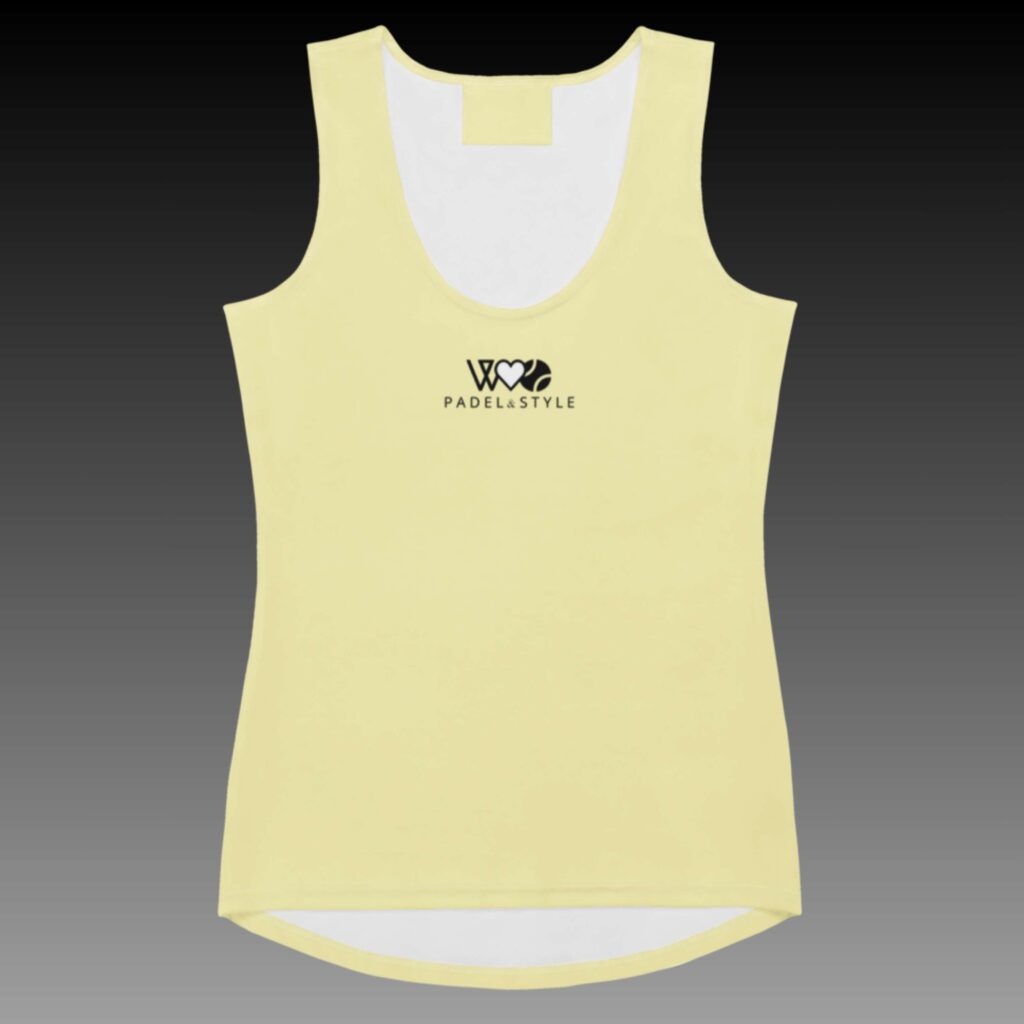 CAMISETA S/MANGAS AMARILLA