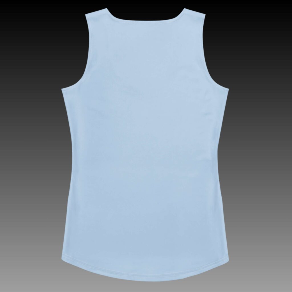 CAMISETA SIN MANGAS CELESTE - Imagen 2