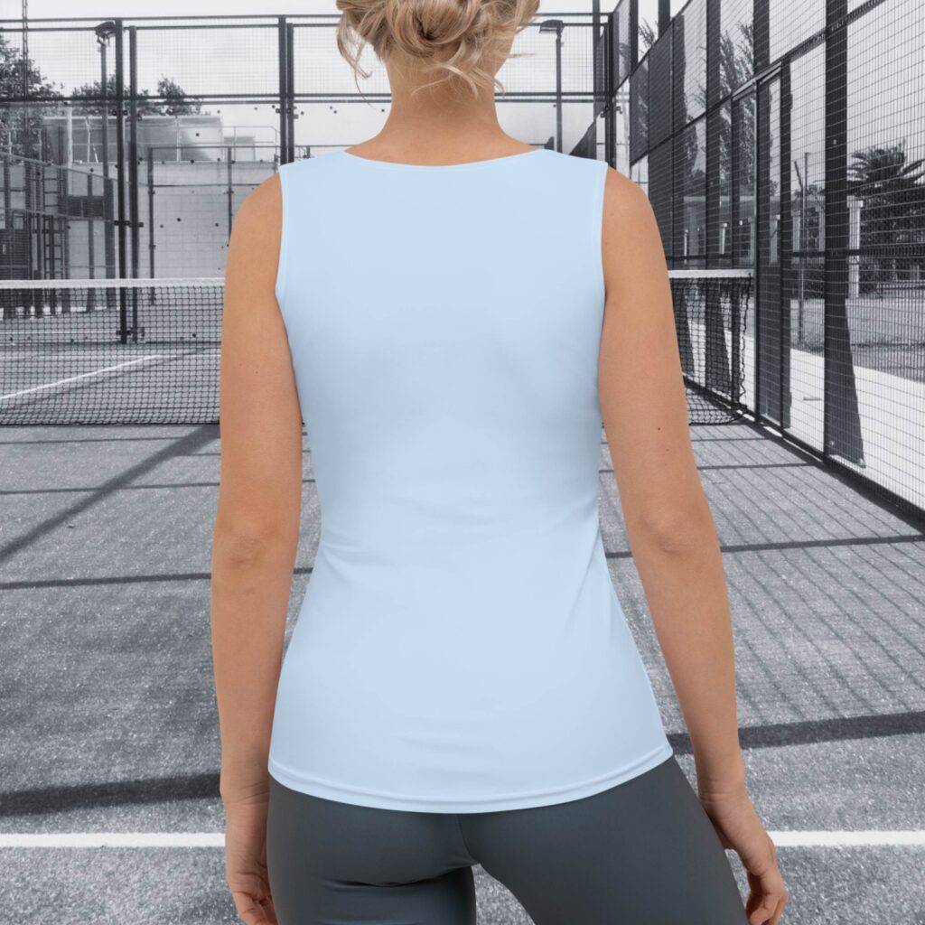 CAMISETA SIN MANGAS CELESTE - Imagen 5