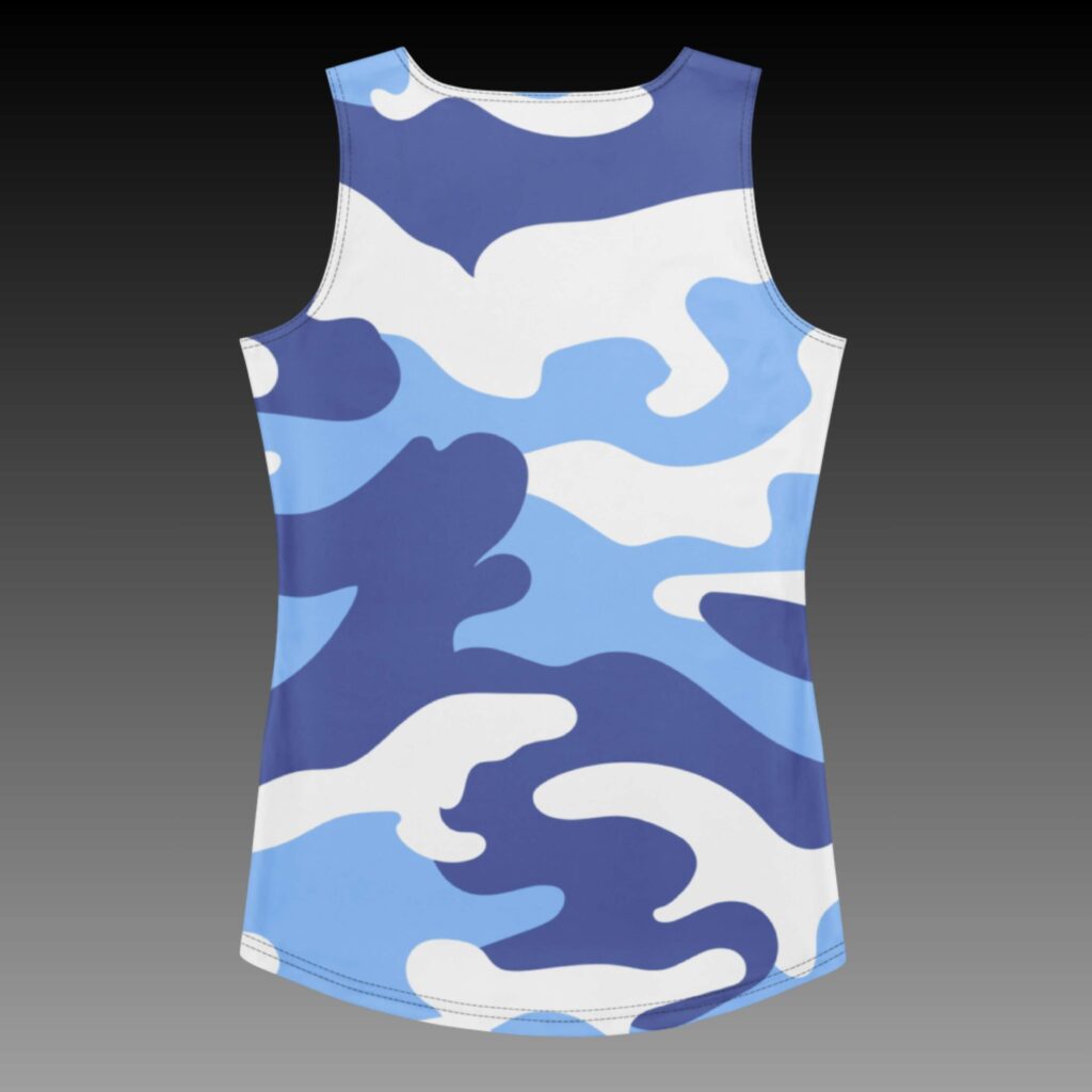 CAMISETA S/MANGAS AZUL - Imagen 2