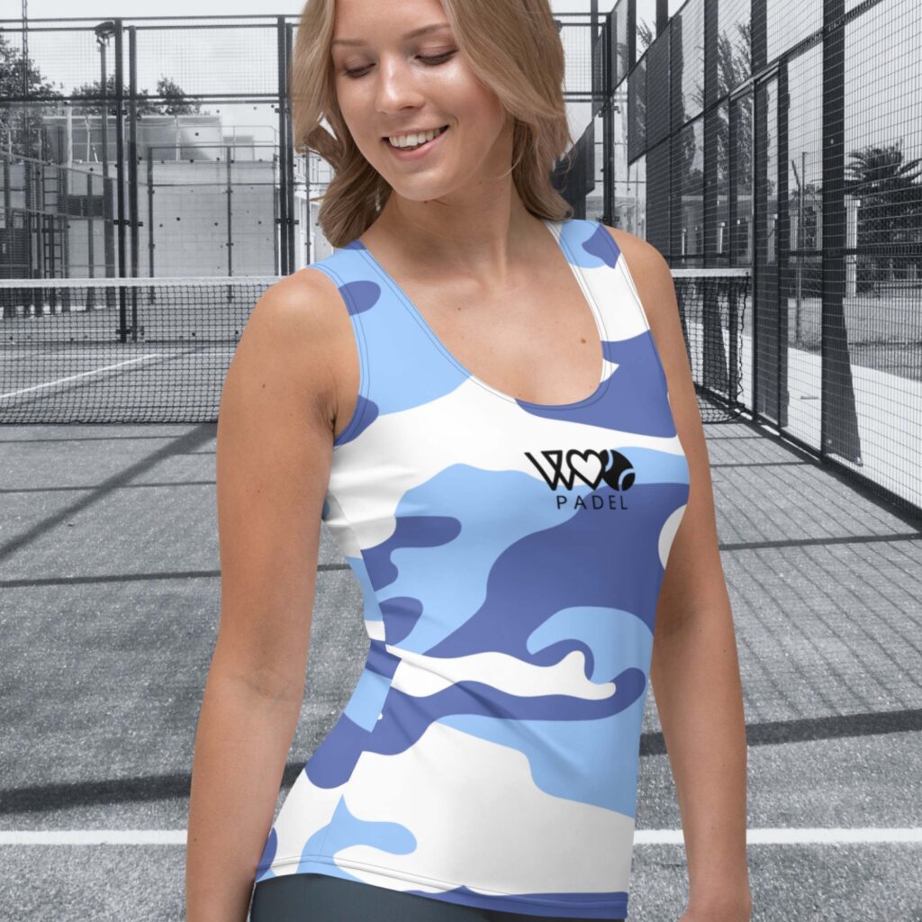 CAMISETA S/MANGAS AZUL - Imagen 3