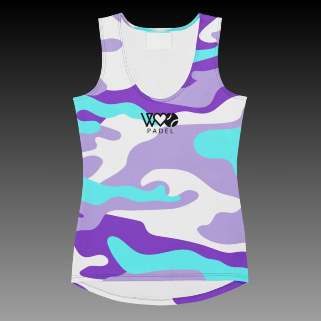 CAMISETA S/MANGAS LILA