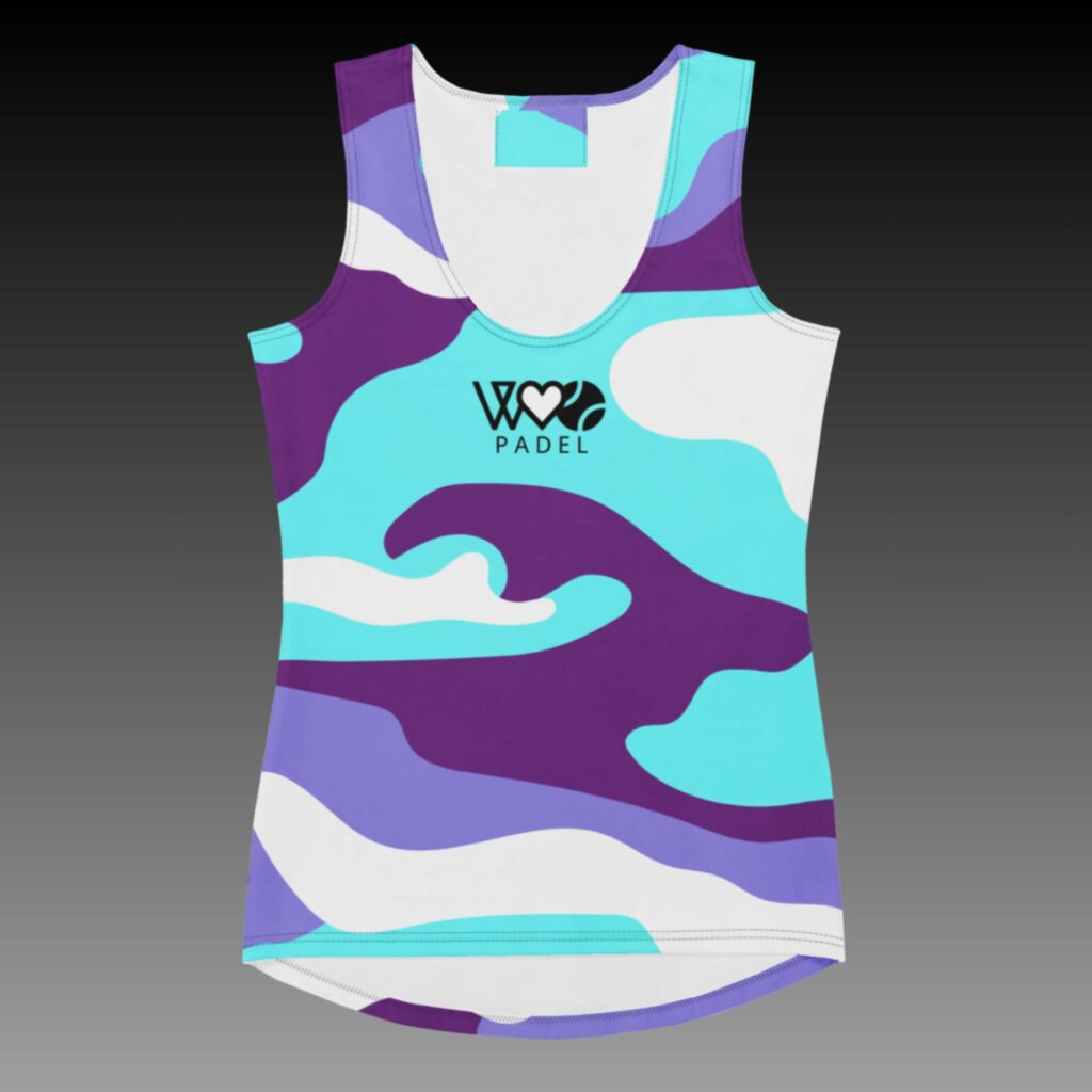 CAMISETA S/MANGAS AZUL