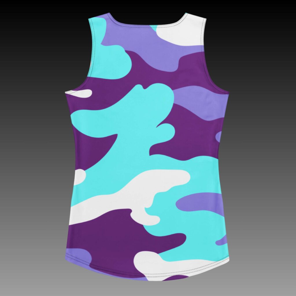 CAMISETA S/MANGAS AZUL - Imagen 2