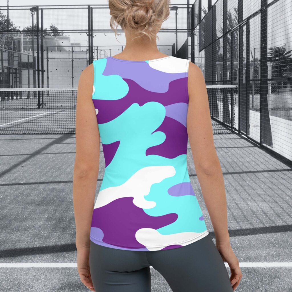 CAMISETA S/MANGAS AZUL - Imagen 5