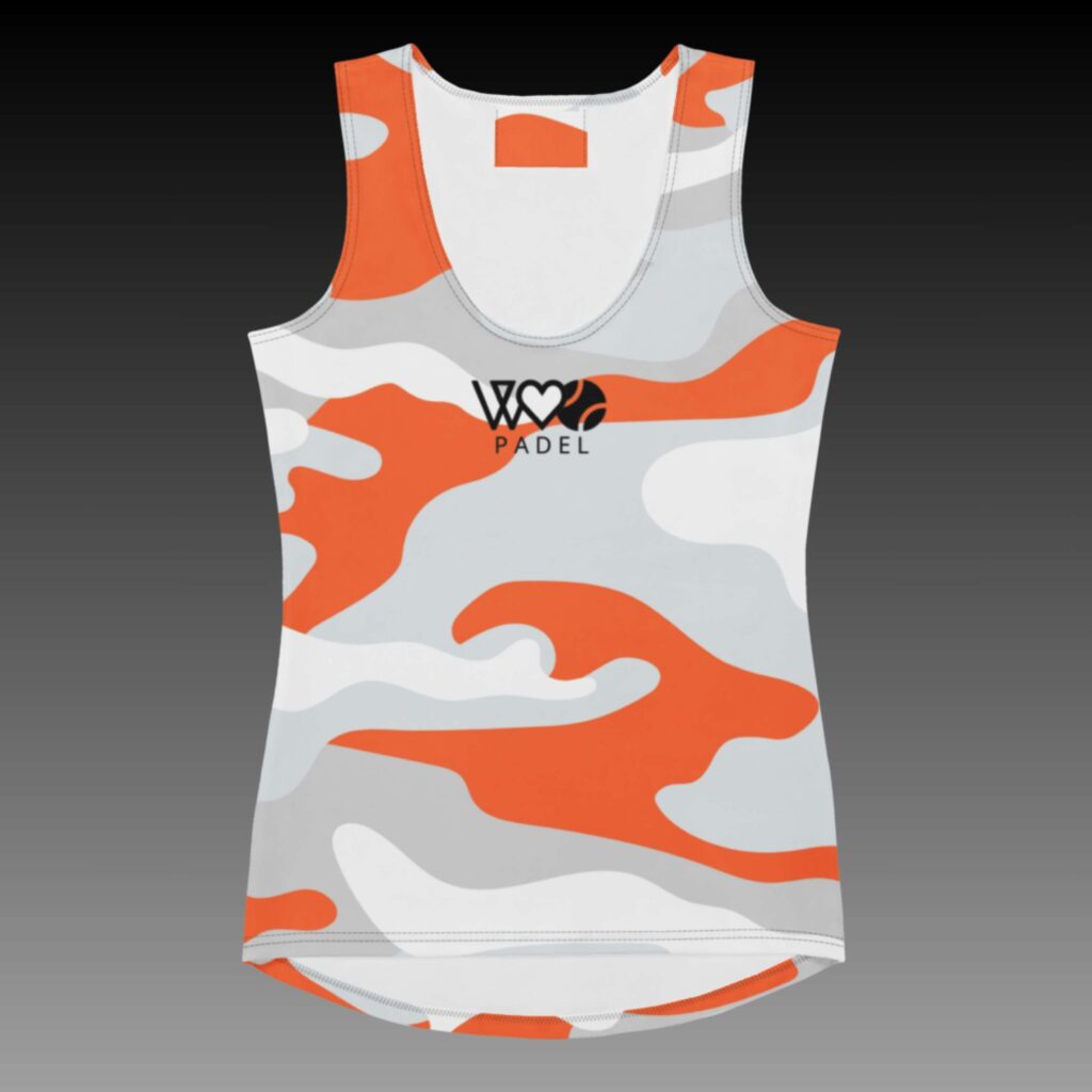 CAMISETA S/MANGAS NARANJA