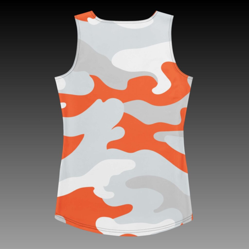CAMISETA S/MANGAS NARANJA - Imagen 2