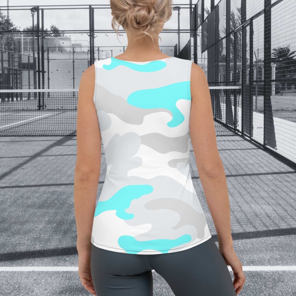 CAMISETA S/MANGAS TURQUESA - Imagen 3