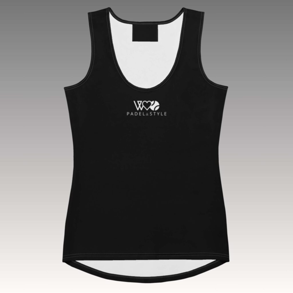 CAMISETA S/MANGAS NEGRA