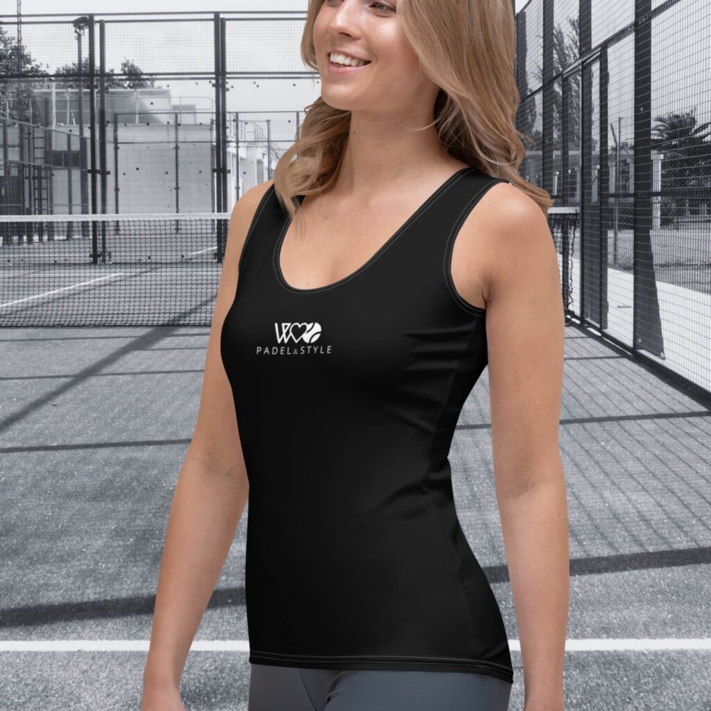 CAMISETA S/MANGAS NEGRA - Imagen 4