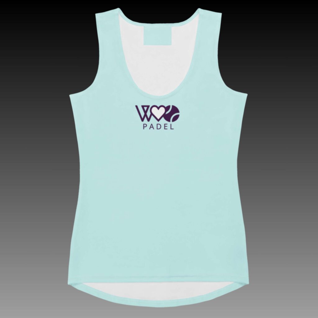 CAMISETA S/MANGAS AGUAMARINA