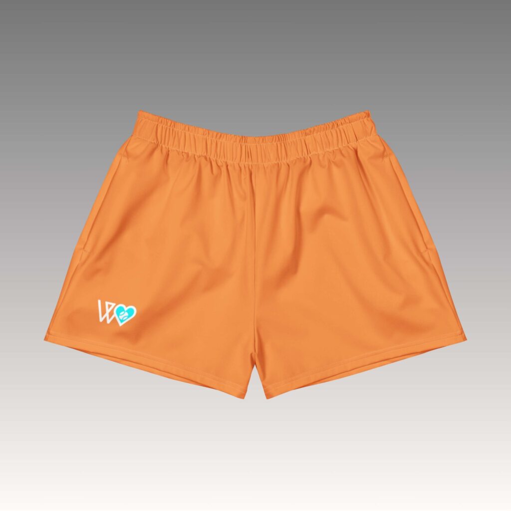 SHORT DEPORTIVO NARANJA
