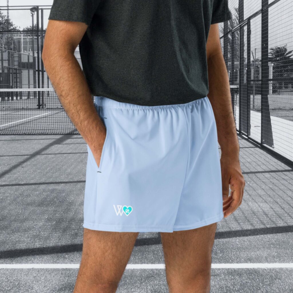 SHORT DEPORTIVO CELESTE - Imagen 2