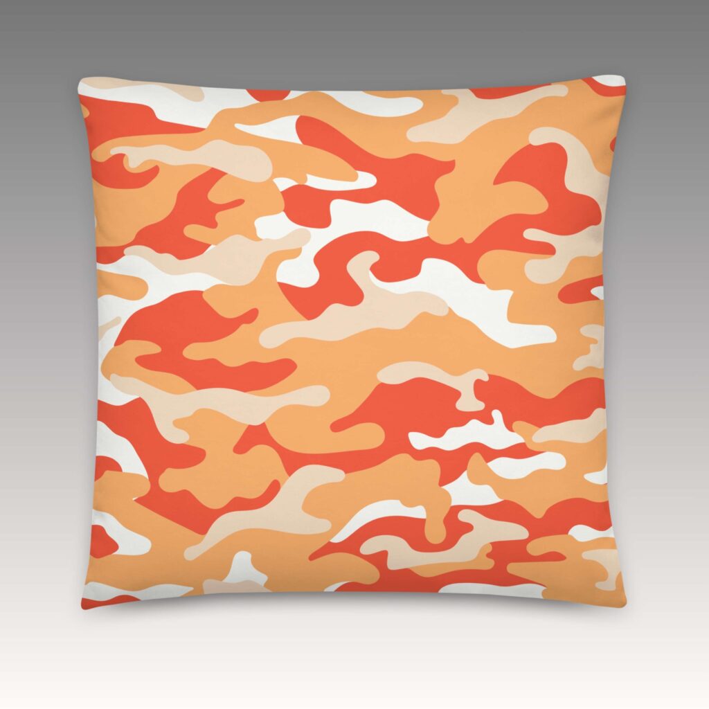 COJÍN ESTAMPADO NARANJA - Imagen 4