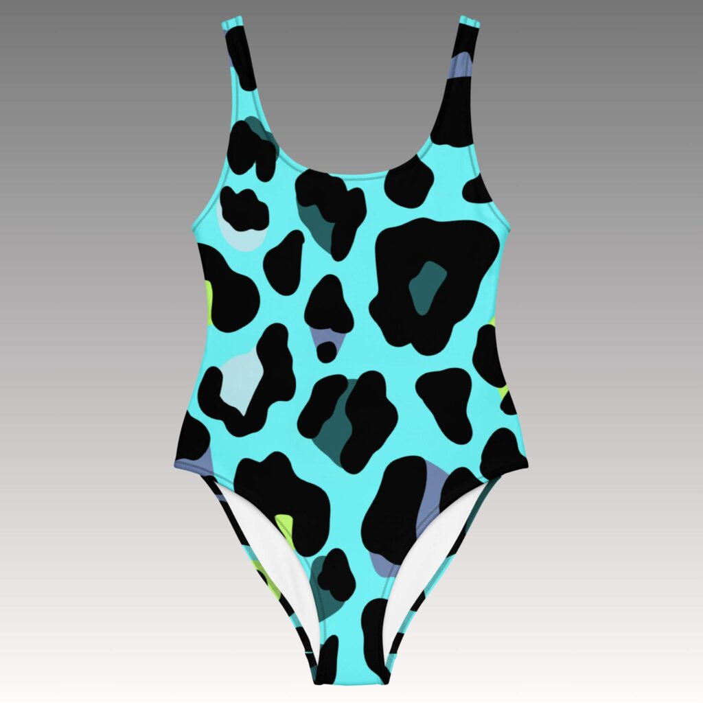 BAÑADOR ANIMALPRINT TURQUESA - Imagen 2
