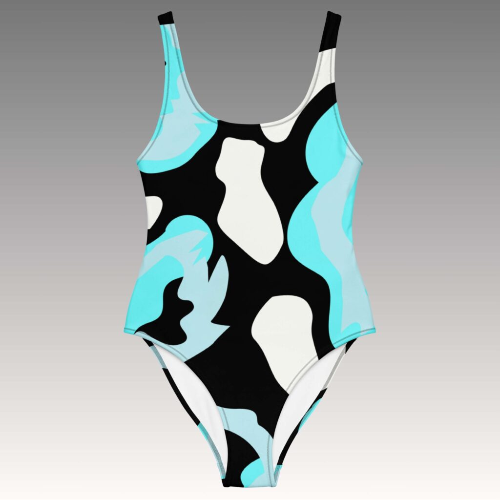 BAÑADOR ESTAMPADO TURQUESA - Imagen 2