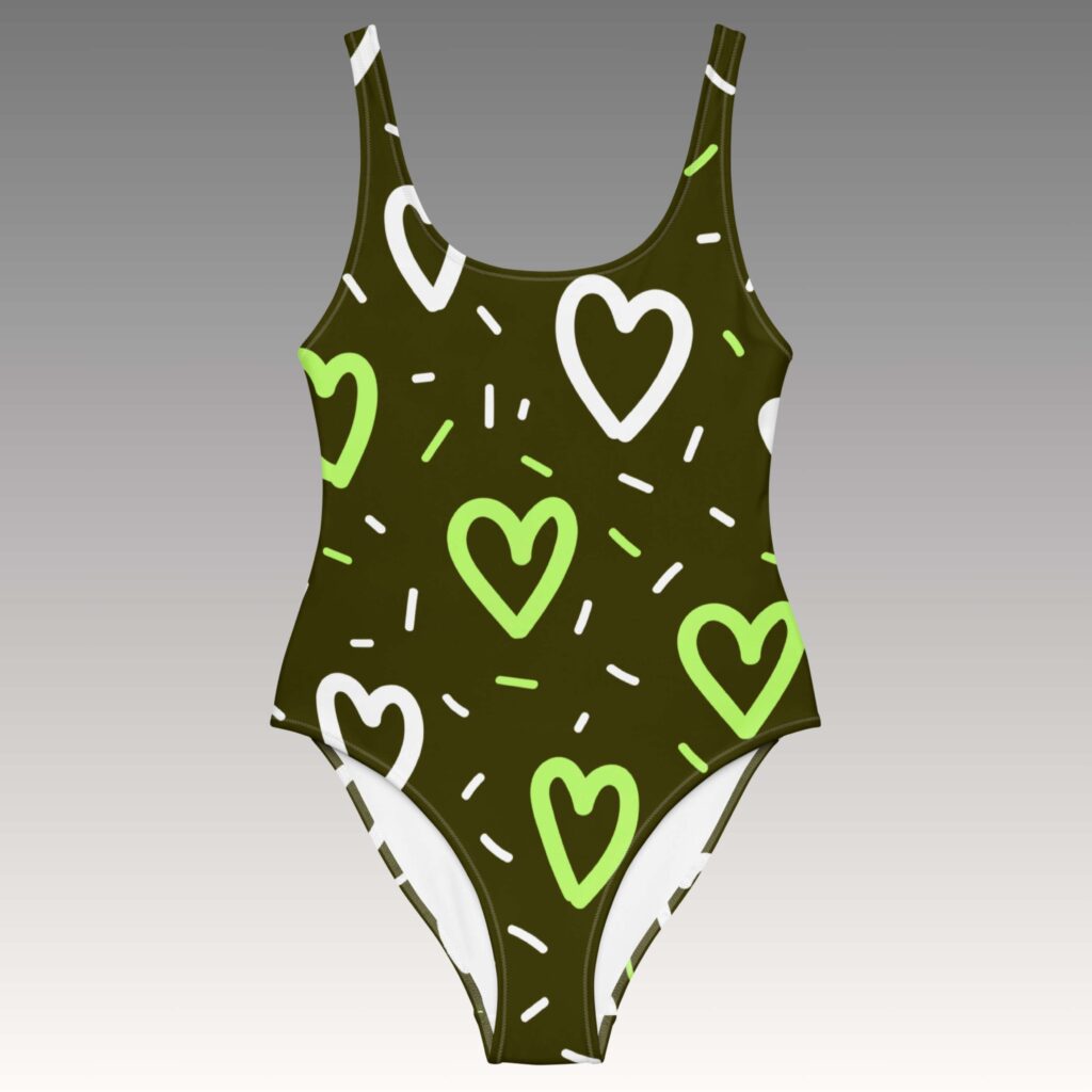 BAÑADOR CUORES KHAKI - Imagen 2