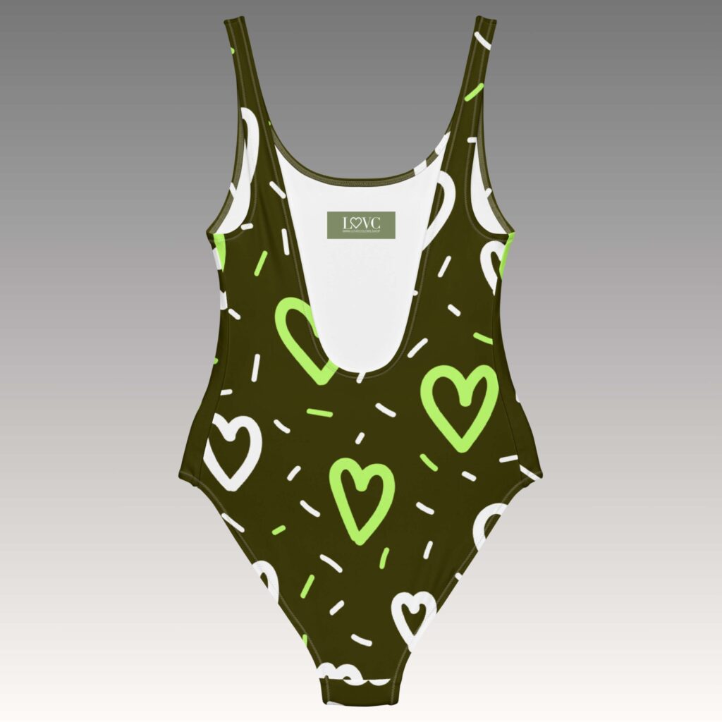 BAÑADOR CUORES KHAKI - Imagen 3