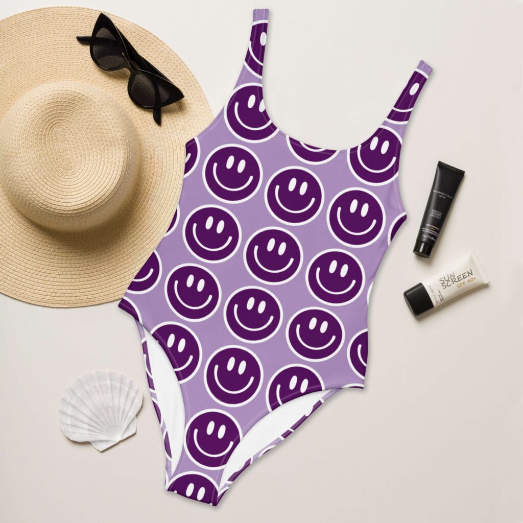 BAÑADOR HAPPY FACES MORADO