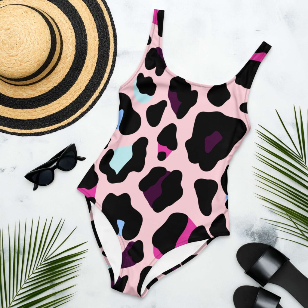BAÑADOR ANIMALPRINT ROSA