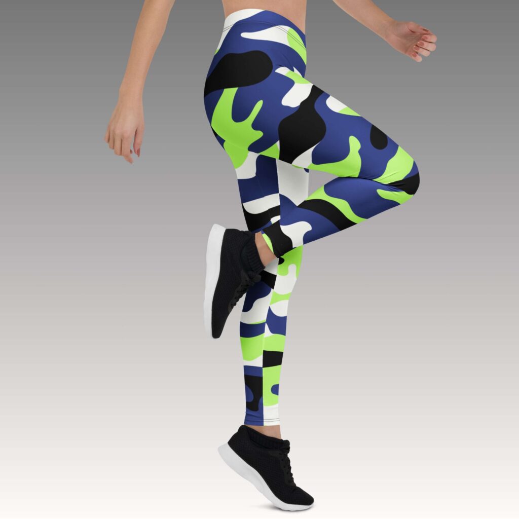 LEGGINS ESTAMPADO AZUL - Imagen 2