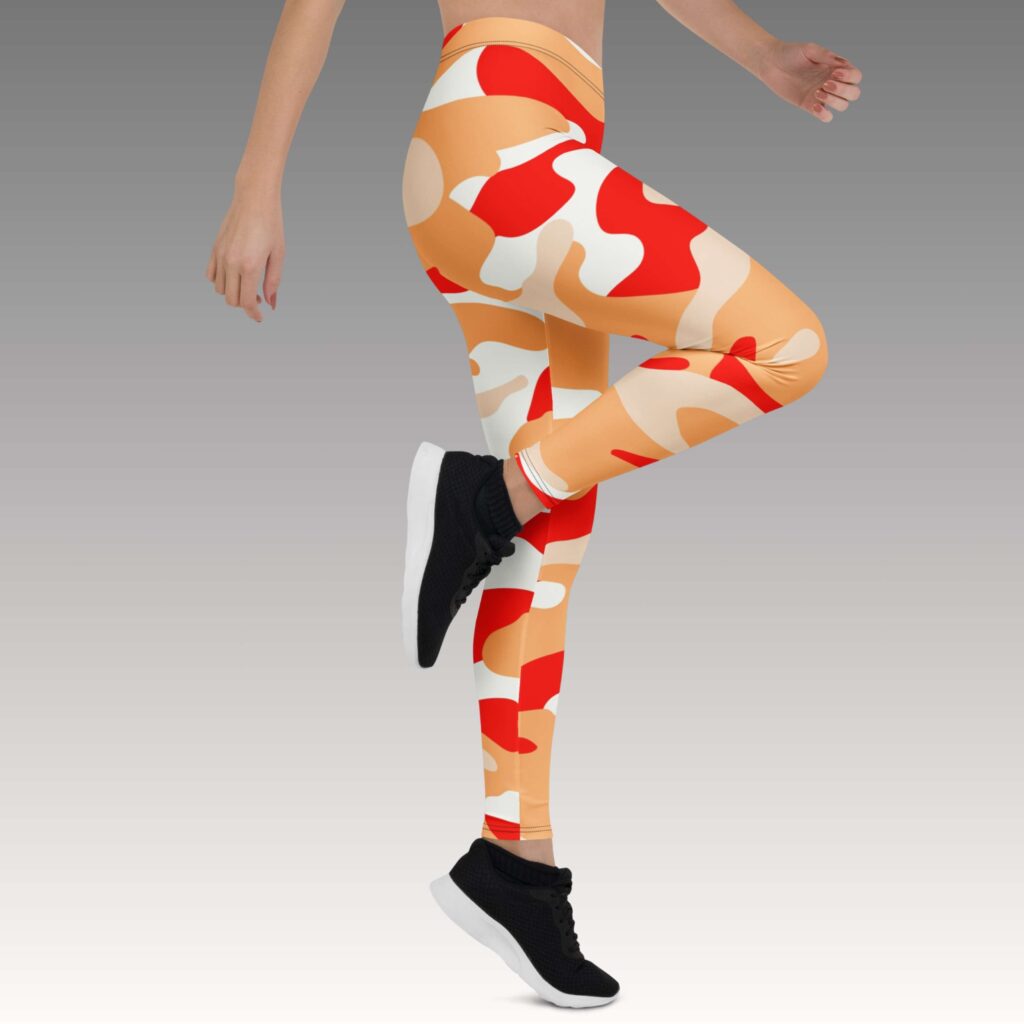 LEGGINS ESTAMPADO ROJO - Imagen 2