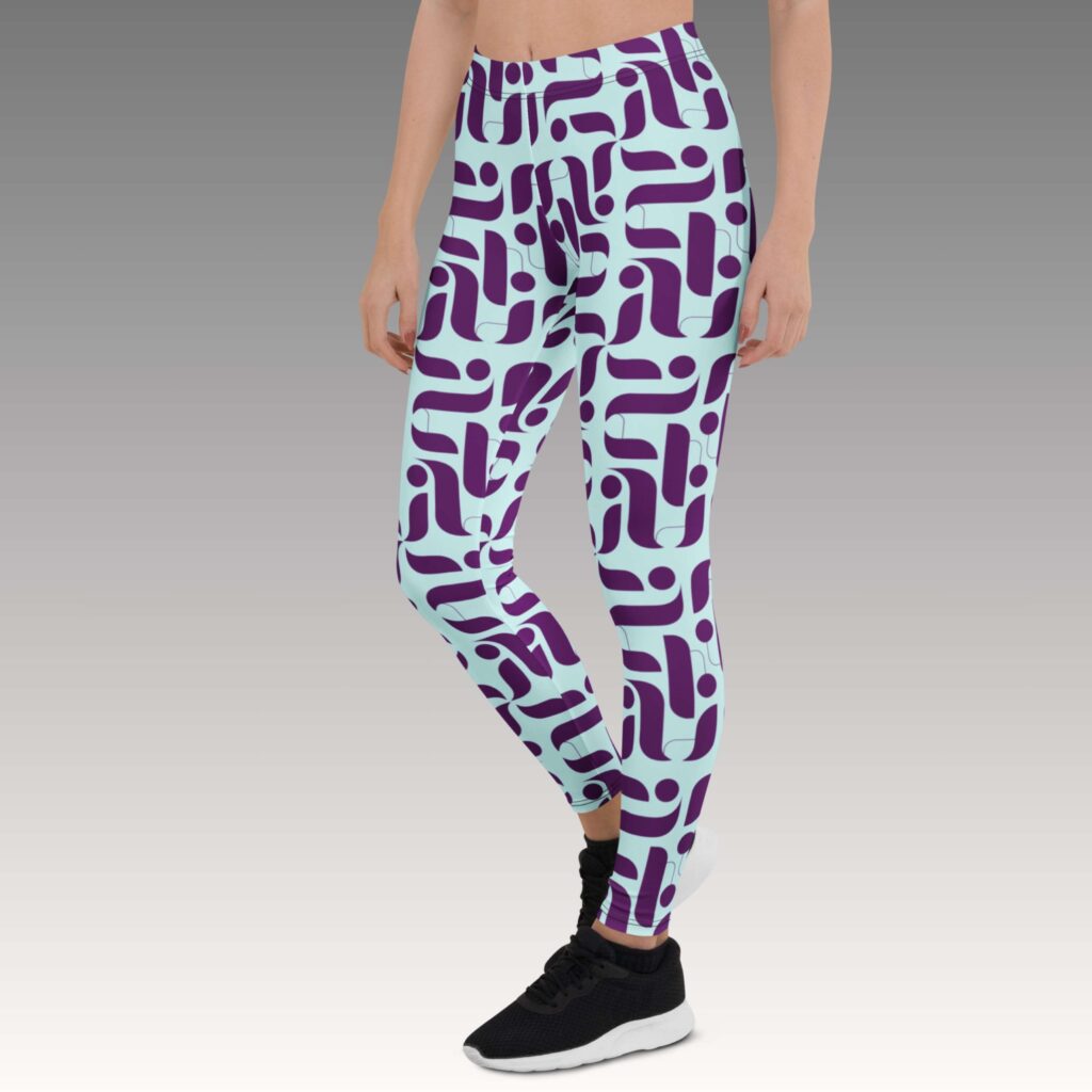 LEGGINS LETRAS AZUL - Imagen 3