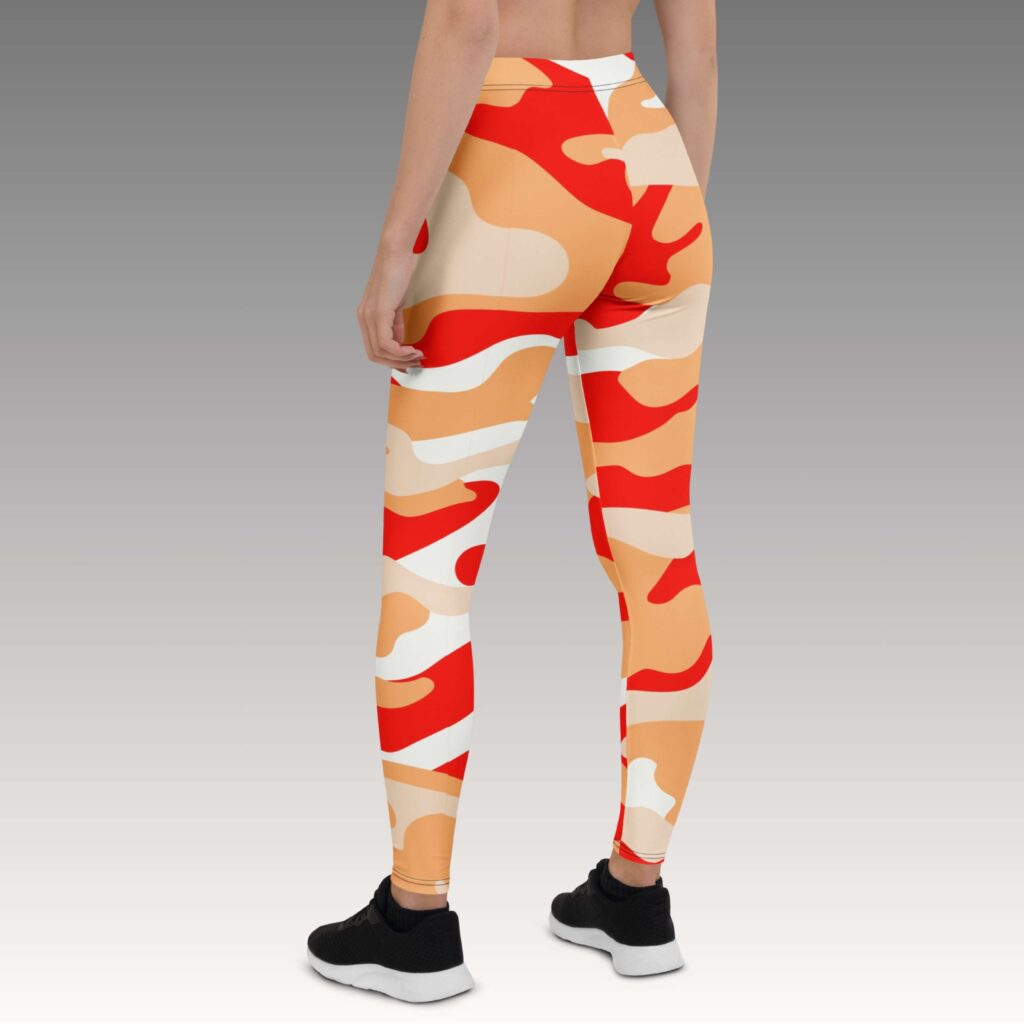LEGGINS ESTAMPADO ROJO - Imagen 4