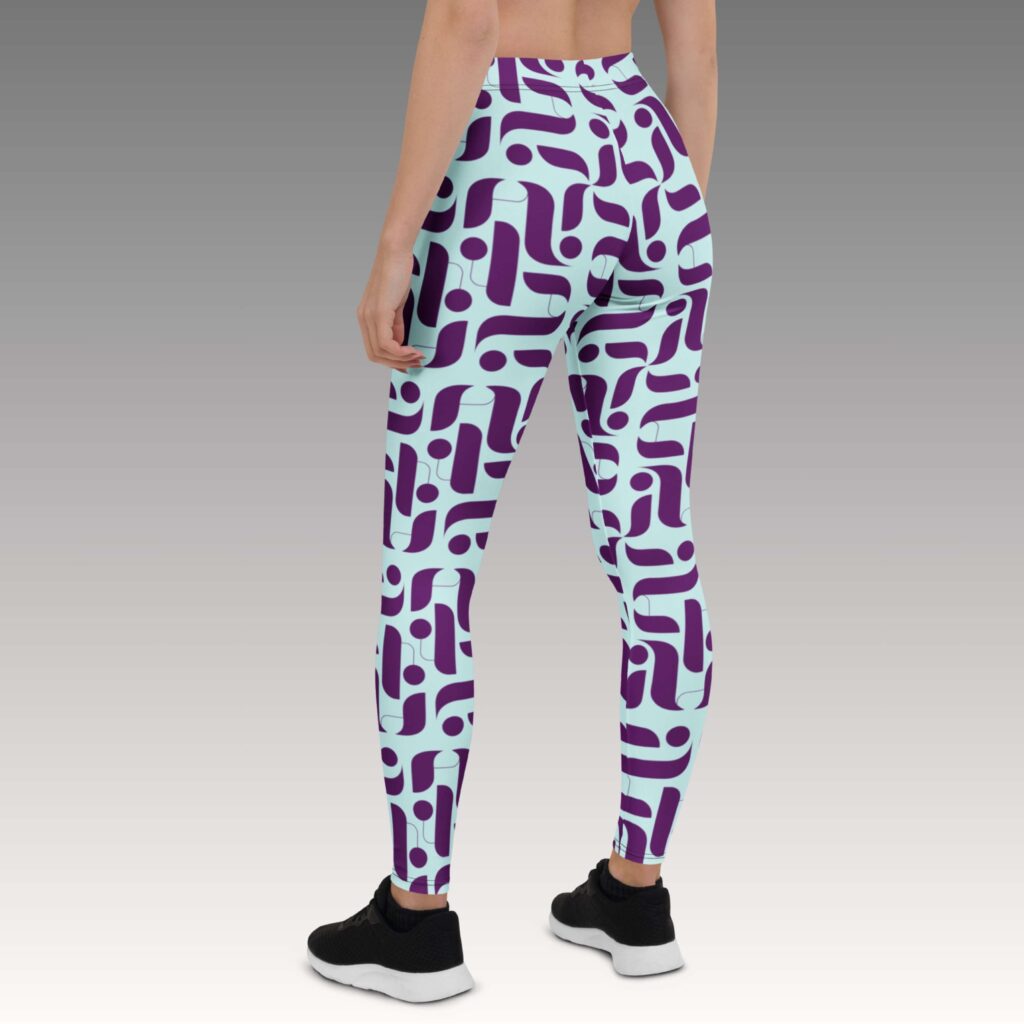 LEGGINS LETRAS AZUL - Imagen 4
