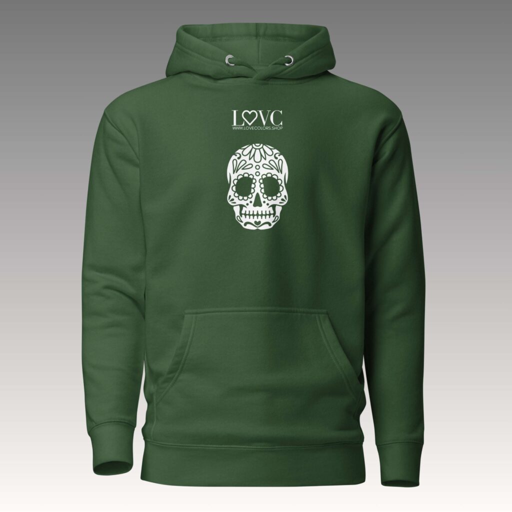 HOODIE CON CAPUCHA SKULL - Imagen 7