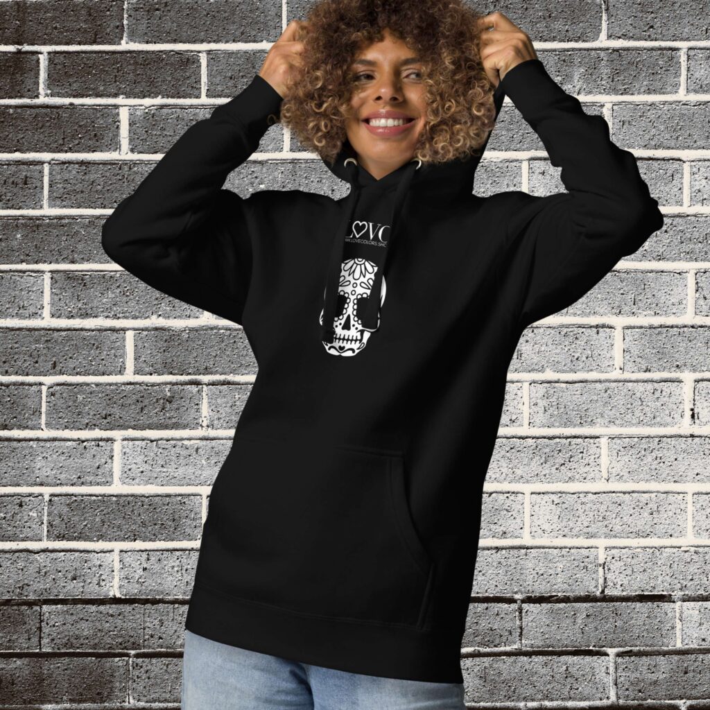 HOODIE CON CAPUCHA SKULL - Imagen 4