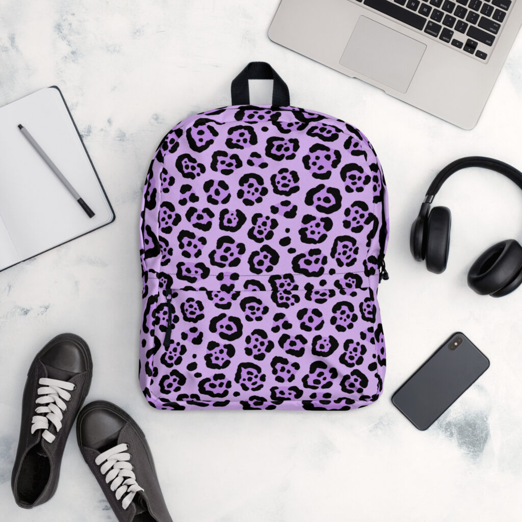 MOCHILA ANIMALPRINT LILA