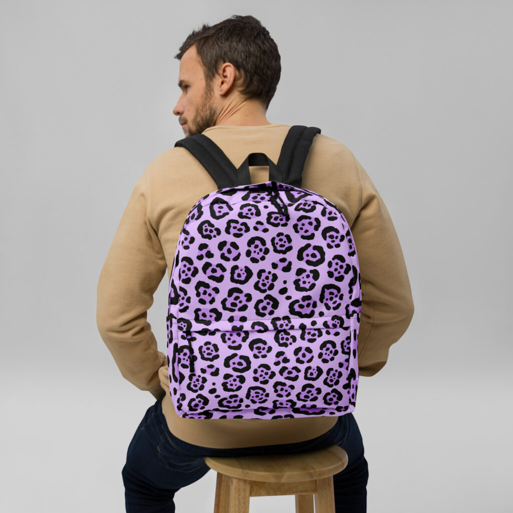 MOCHILA ANIMALPRINT LILA - Imagen 2