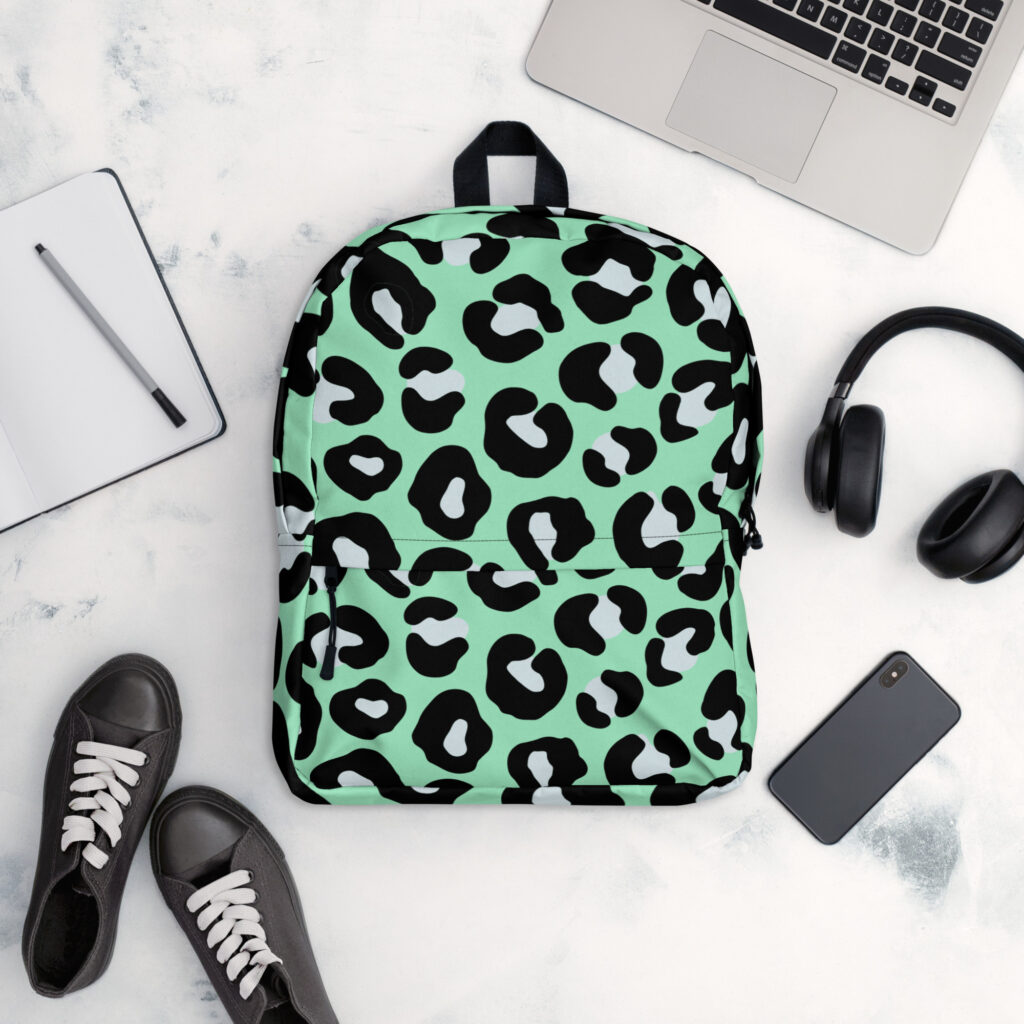 MOCHILA ANIMALPRINT MENTA