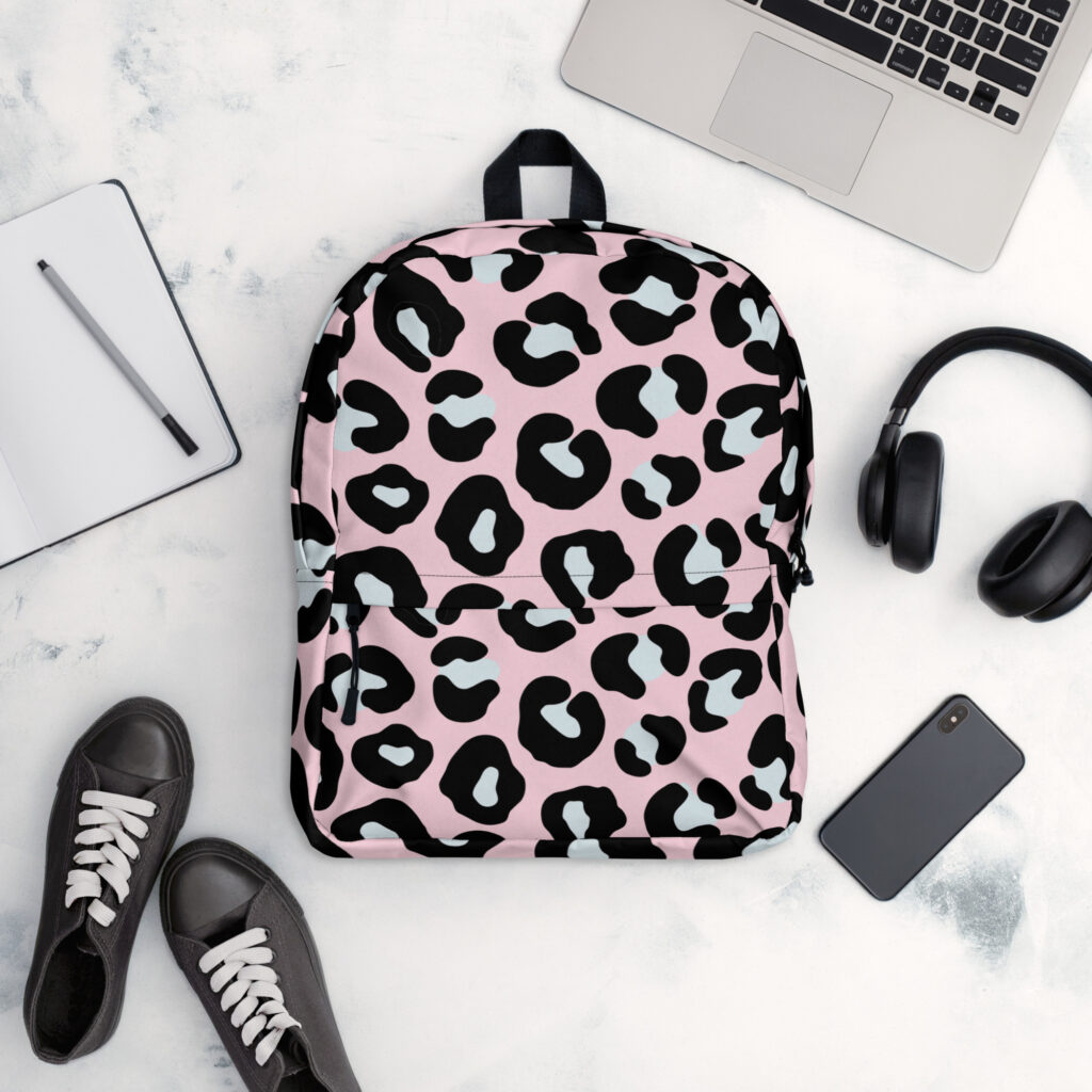 MOCHILA ANIMALPRINT ROSA