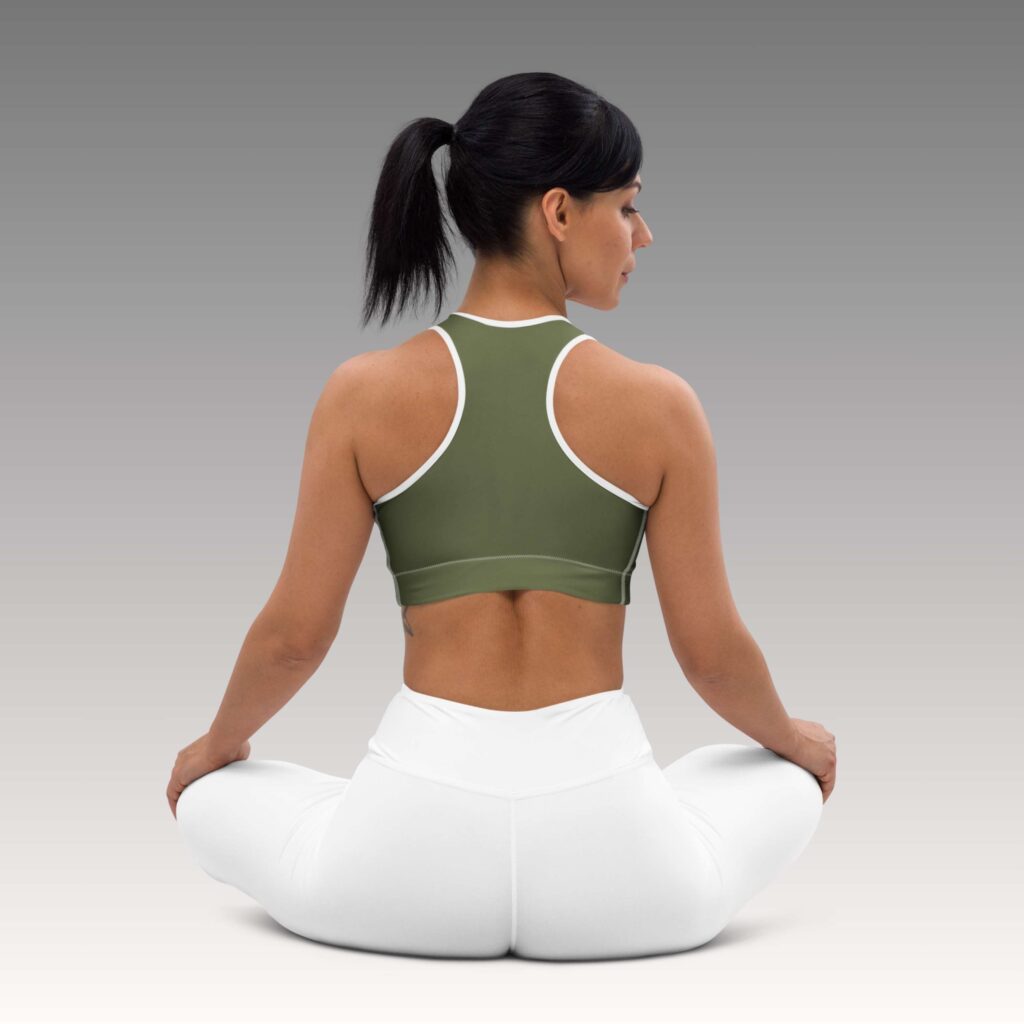 TOP CON RELLENO KHAKI - Imagen 4