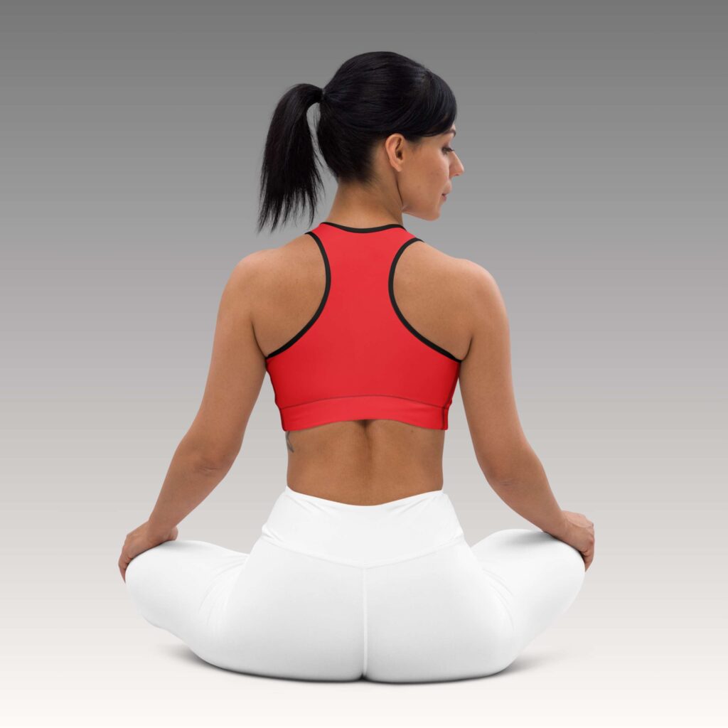 TOP CON RELLENO ROJO - Imagen 4