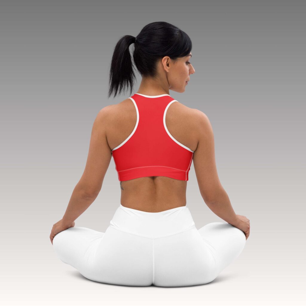 TOP CON RELLENO ROJO - Imagen 4