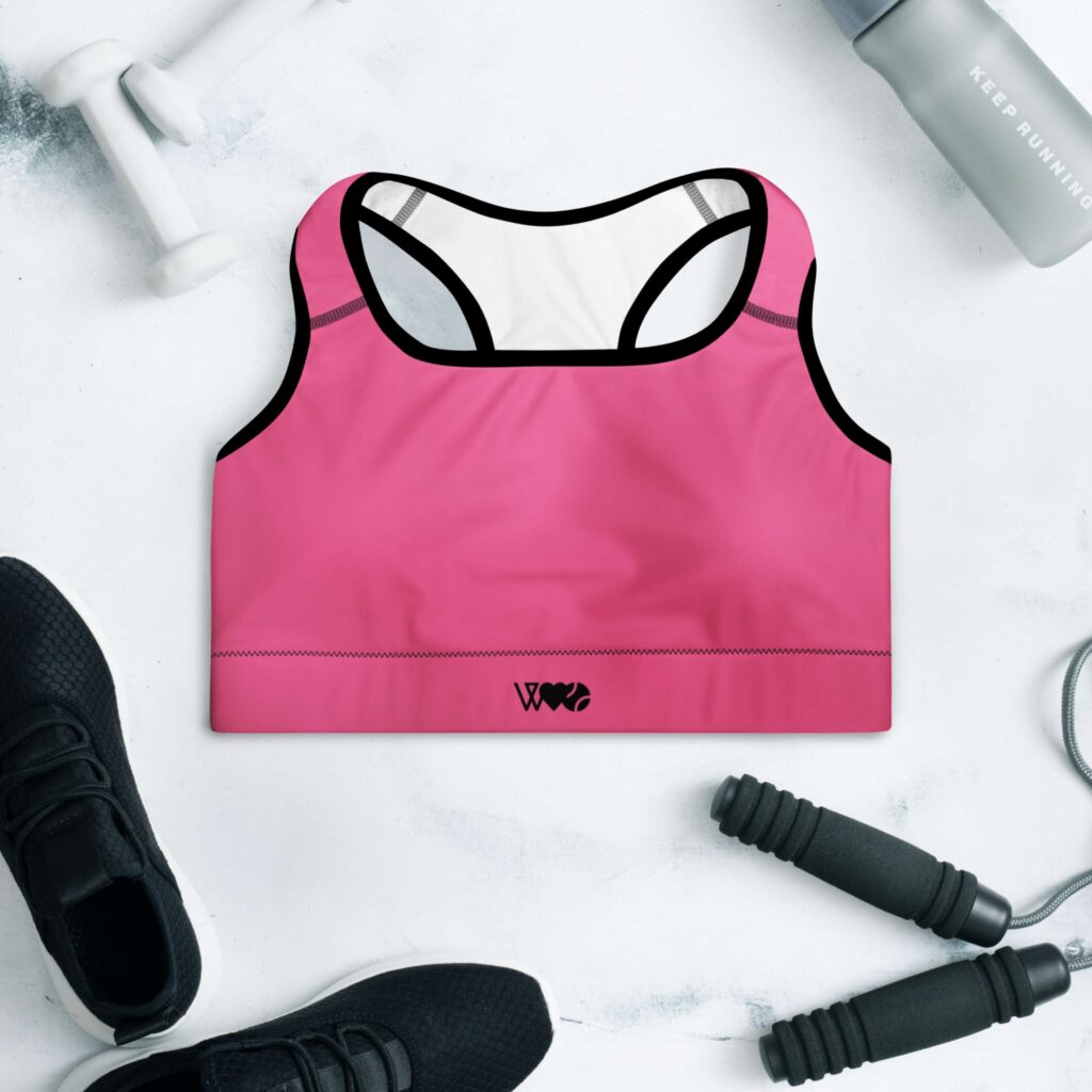 TOP CON RELLENO FUCSIA