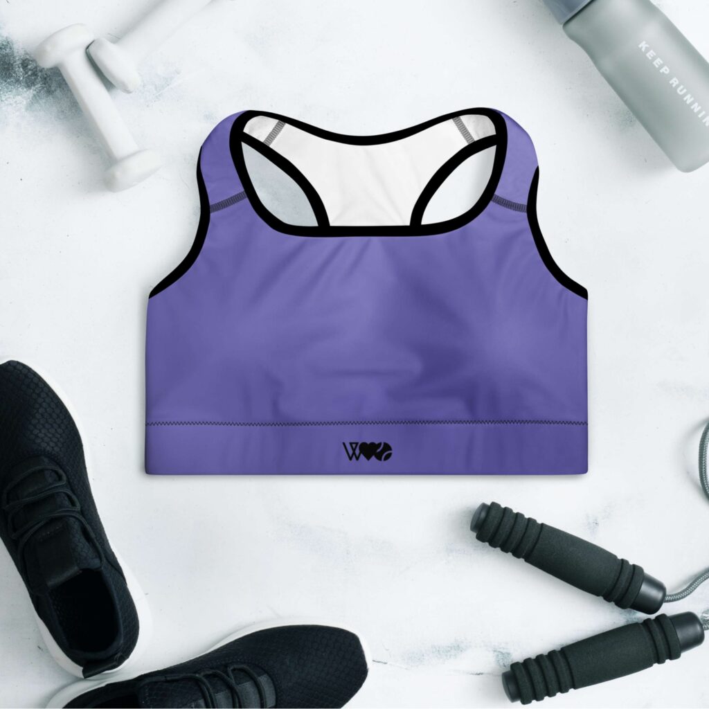 TOP CON RELLENO VIOLETA