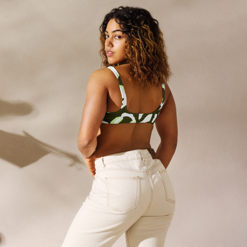 SUJETADOR BIKINI KHAKI - Imagen 3